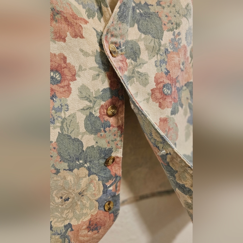 VIVALDI Vintage Floral Women's Vest - Picture 2 of 5